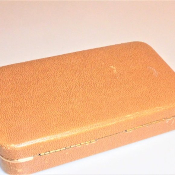 Vintage JEWELRY BOX Cutlery Box Ring Holder Bracelet Holder Storage Box Tie Clip - Picture 4 of 5